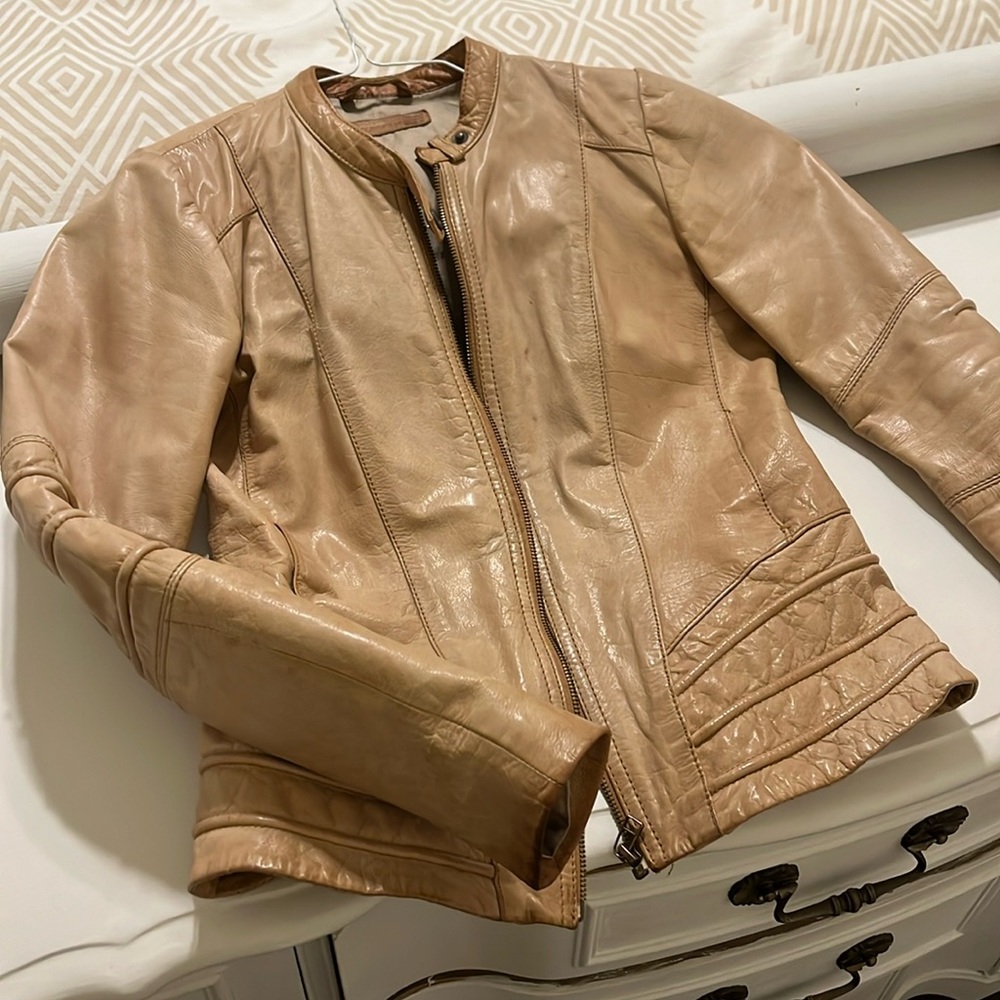 Leather jacket